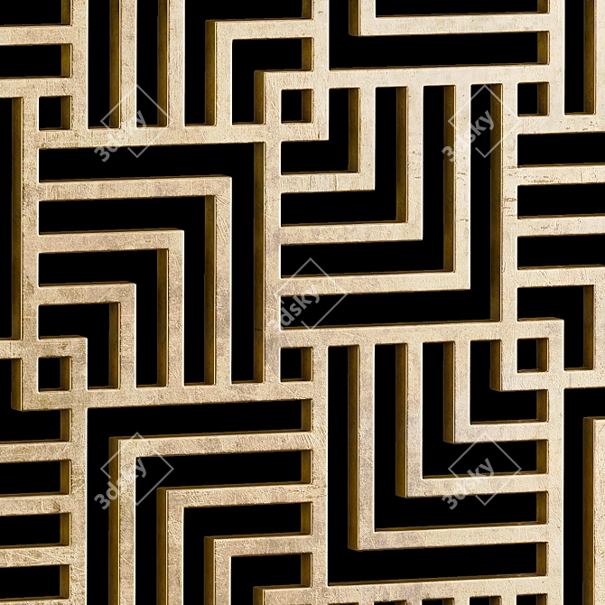 Square Decorative Panels: Set of 25 3D model image 2