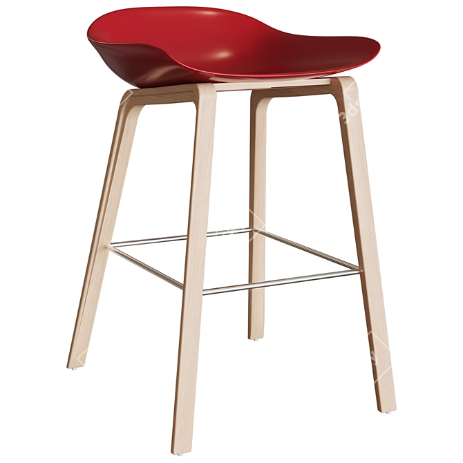 Wooddi Group Hi-Light Barstool 3D model image 6