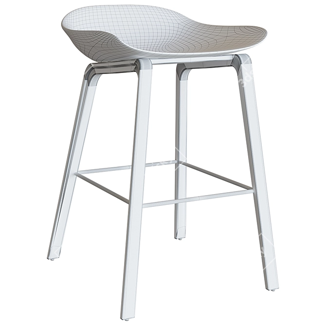 Wooddi Group Hi-Light Barstool 3D model image 7