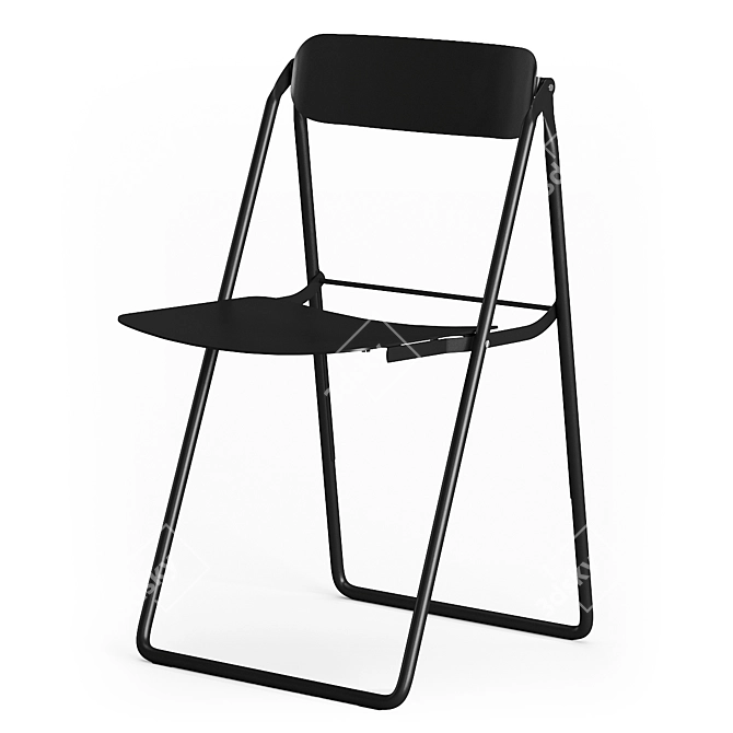 Con.fort Folding Chair: Stylish & Lightweight 3D model image 1