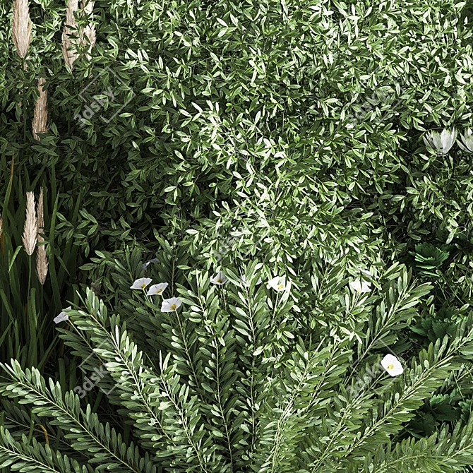 Vintage Bush05 2015 3D Model 3D model image 3