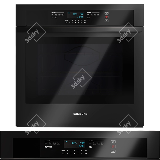 Sleek Samsung Kitchen Set 3D model image 4