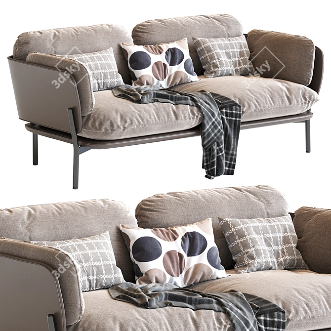 Cloud 2 Seater Sofa 3D model image 2