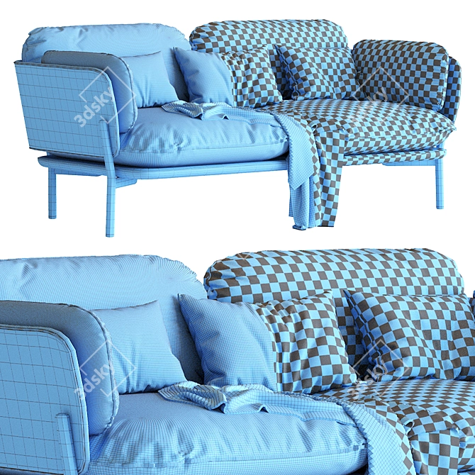 Cloud 2 Seater Sofa 3D model image 7
