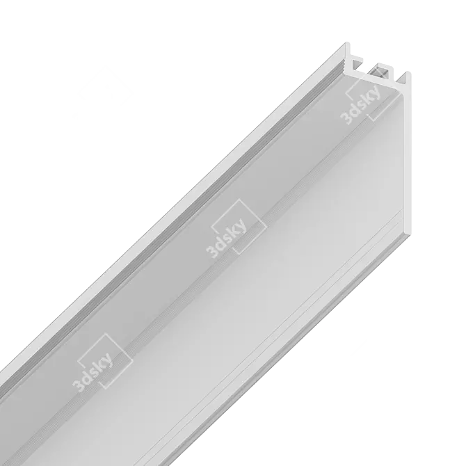 Sleek Shadow Plinth: Seamless Alignment 3D model image 2