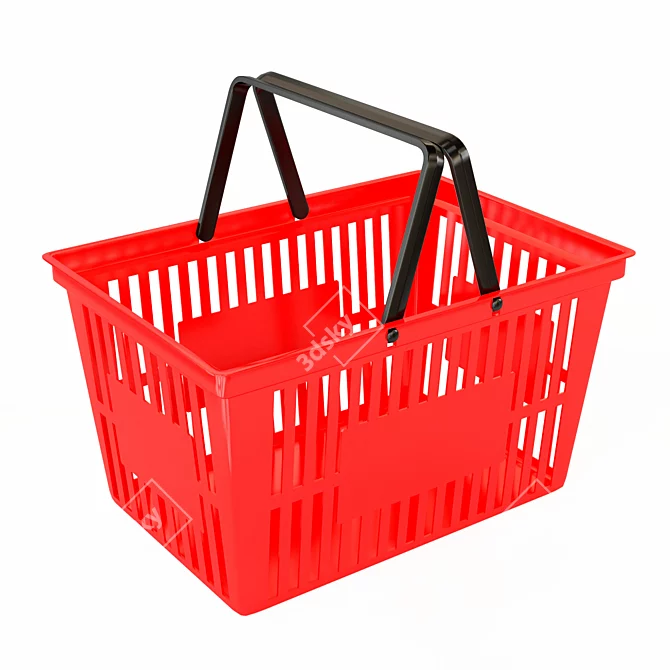 2015 Basket Red Polys - 3D Model 3D model image 1