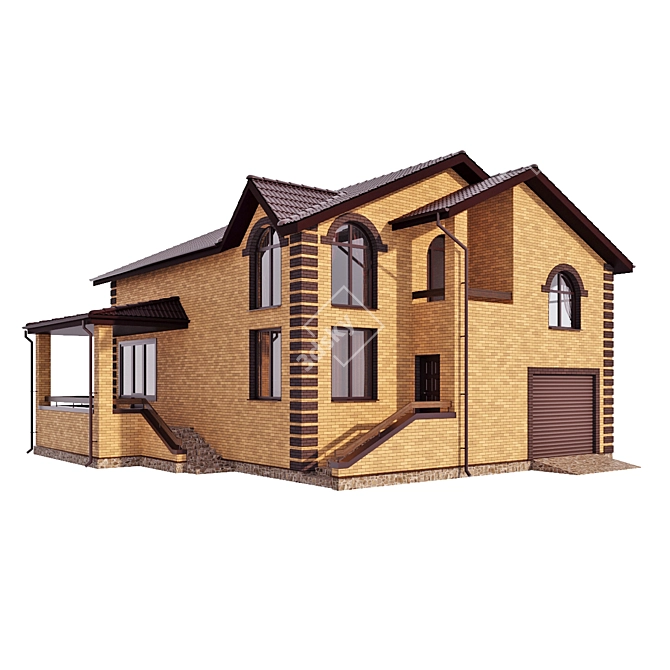 Cozy Corona 7 Cottage 3D model image 1