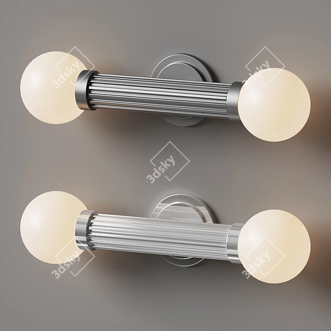 Elegant Wall Sconce: Reade by Hudson Valley Lighting 3D model image 2