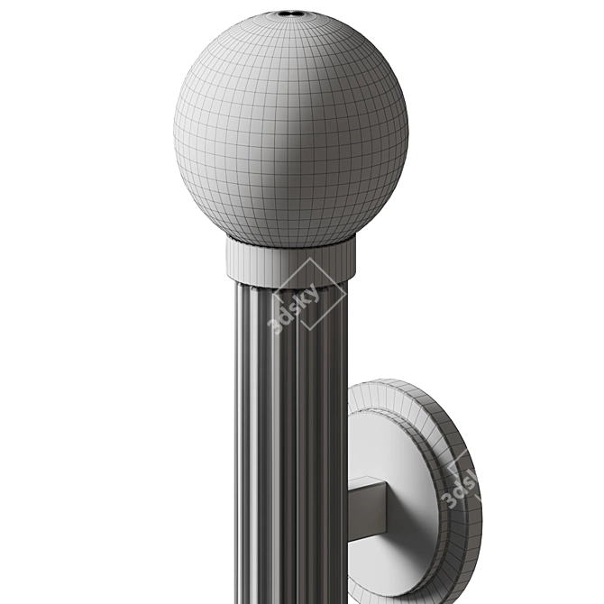 Elegant Wall Sconce: Reade by Hudson Valley Lighting 3D model image 5