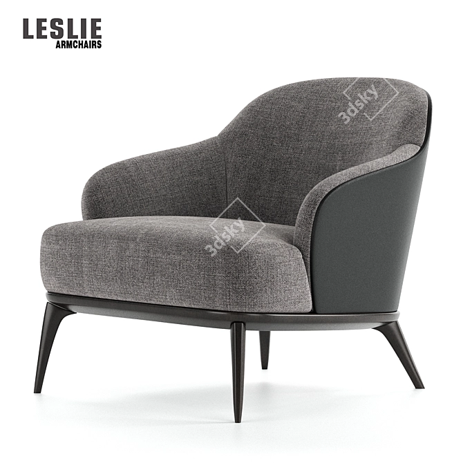 Modern Minotti Leslie Armchair 3D model image 1