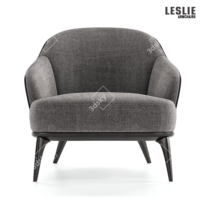 Modern Minotti Leslie Armchair 3D model image 2