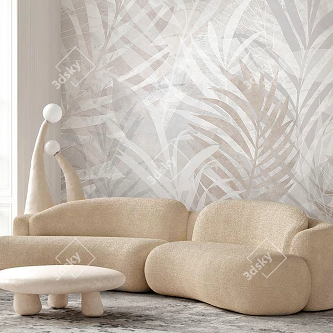 Light Leaves Eco Wallpapers | Creativille 3D model image 5