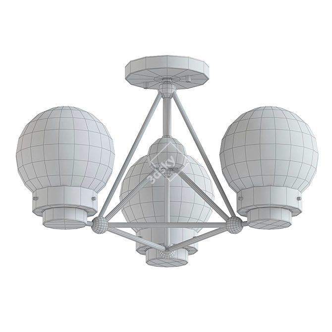 Spatial Convertible Ceiling Light 3D model image 2