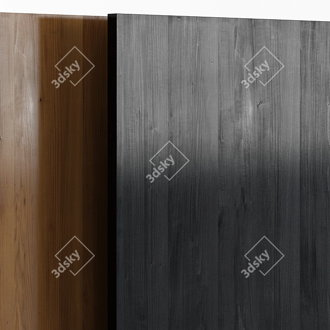 Aspen Wood 30: 3 Material Masterpiece 3D model image 4