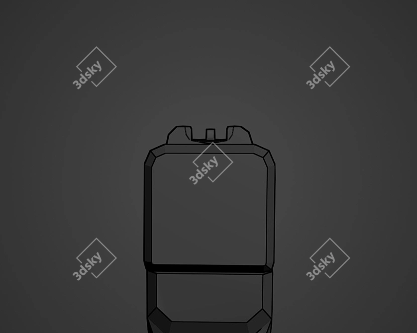 Polygon Pistol 3D model image 5