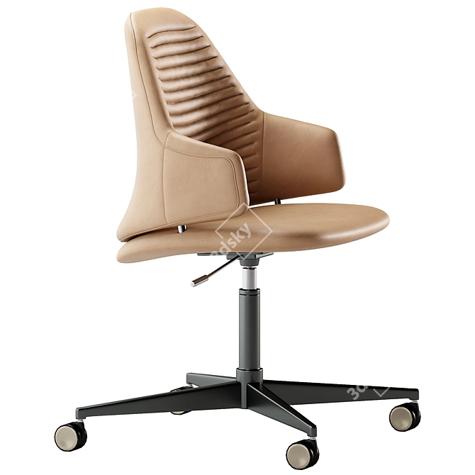 Reflex Vela Chair: Modern, Lowpoly Design 3D model image 3