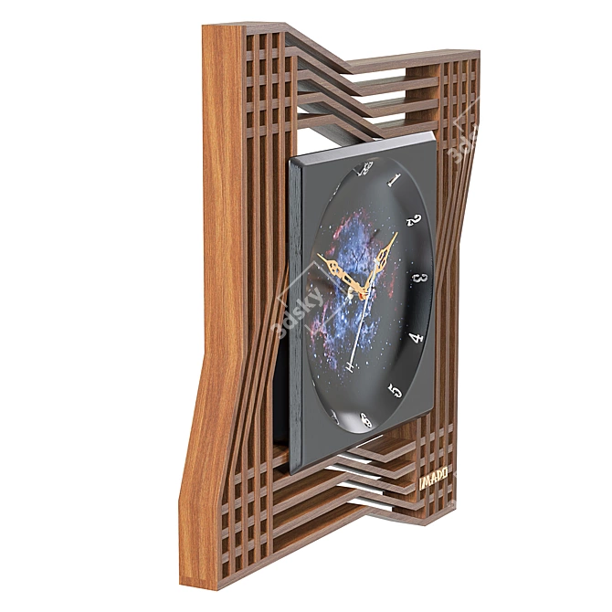 "Sekai" World Wall Clock 3D model image 2