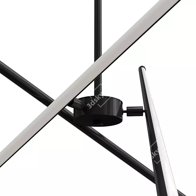 Sleek Navigator Pendant Lamp 3D model image 2