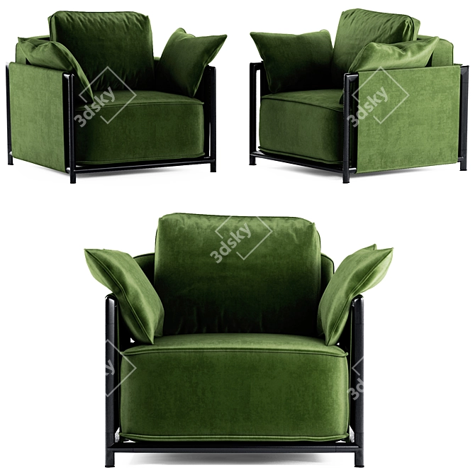 Luxury Dodo Armchair – Ghidini 1961 3D model image 2