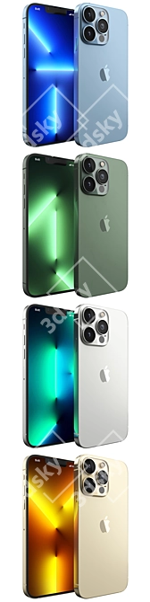 High Performance 3D Model - Apple iPhone 13 Pro 3D model image 2