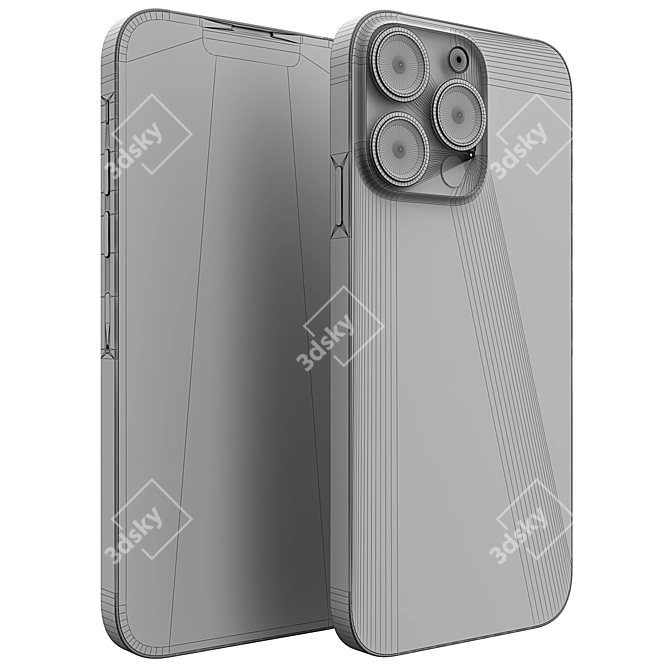 High Performance 3D Model - Apple iPhone 13 Pro 3D model image 6