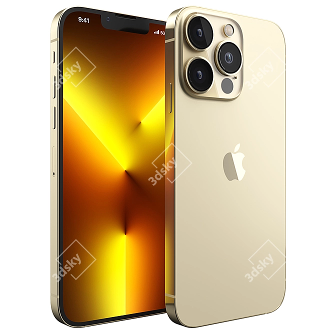 High Performance 3D Model - Apple iPhone 13 Pro 3D model image 12