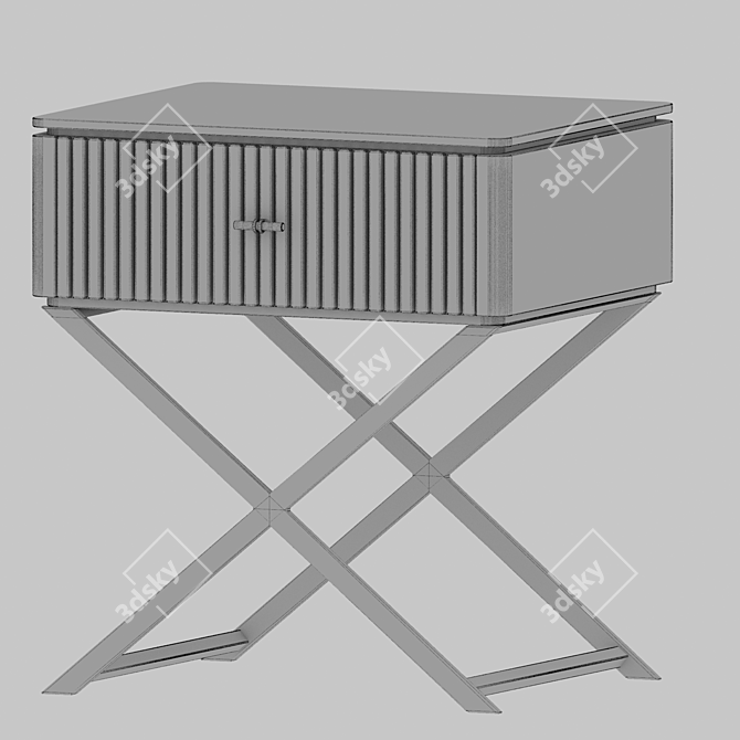 Elegant Bedside Table: Badiko Mebel 3D model image 3