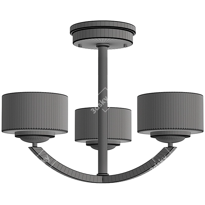 Hinkley Meridian Ceiling Lamp 3D model image 1