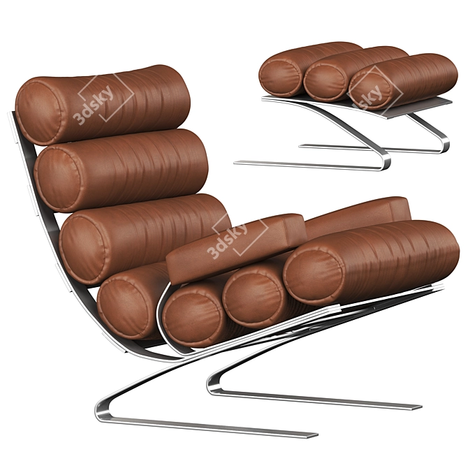 Modern Comfort: Cor Sinus Armchair 3D model image 1