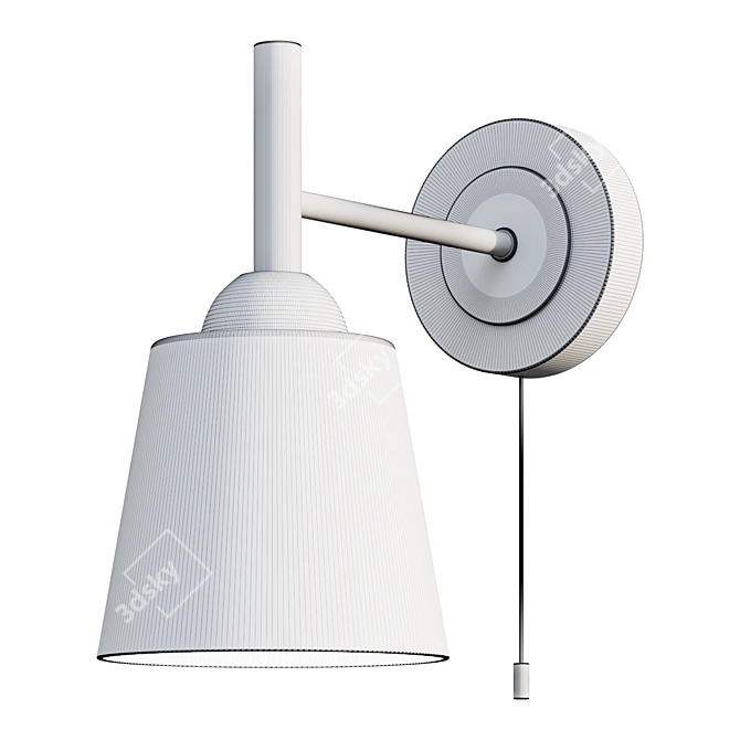 Modern Sconce Wall Lamp • Elegant Lighting 3D model image 2