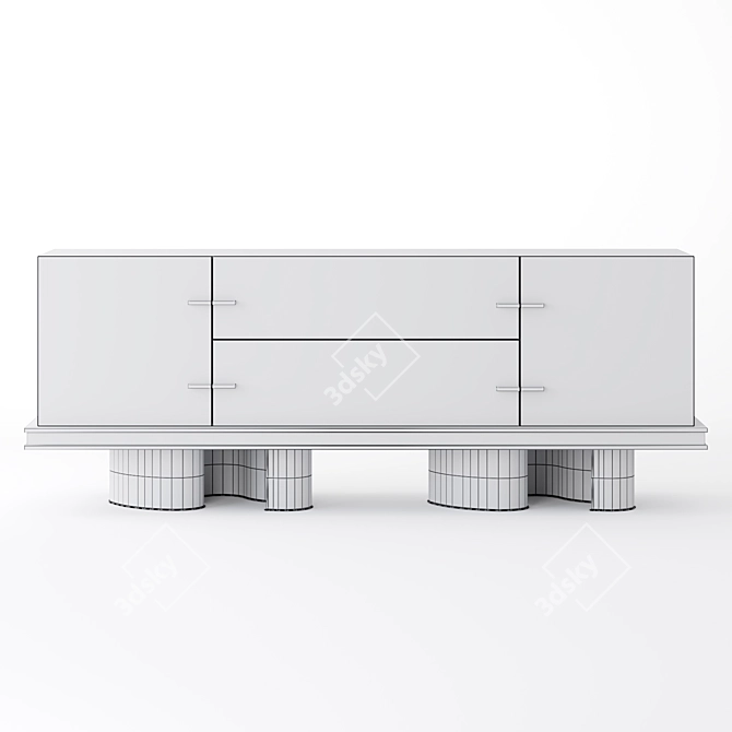 Jumbo Collection SHINTO TV Stand 3D model image 3