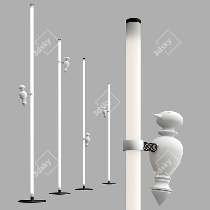 ACCIPICCHIO Floor Lamp by Karman 3D model image 2