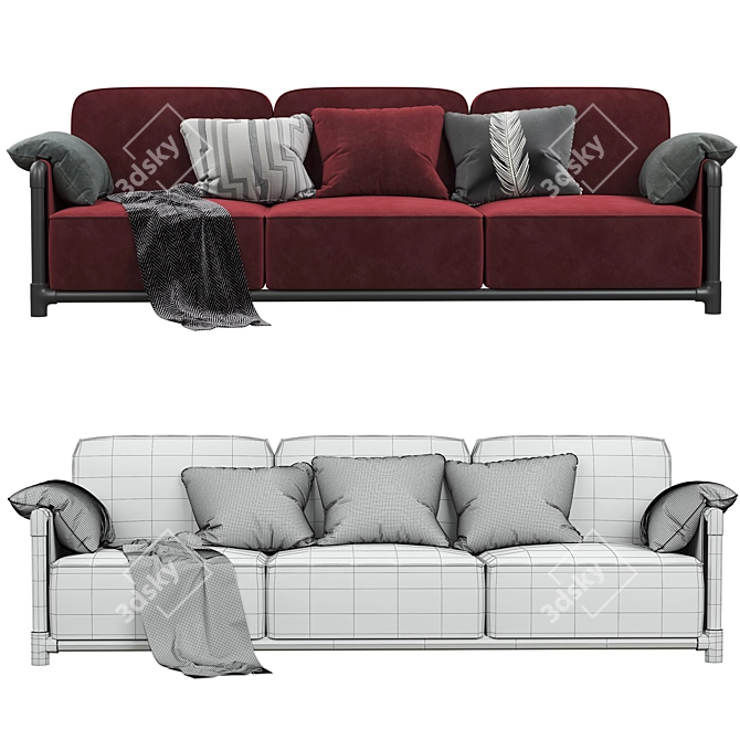 Modern Chic Sofa Dodo 3D model image 3