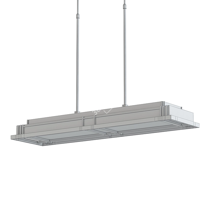 Modern Steppe Pendant Light 3D model image 2