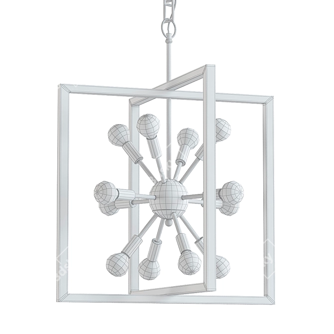 Xander 12 Pendant Light 3Ds 3D model image 2