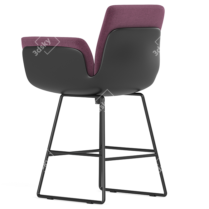 Modern Minimalist Cor Alvo Chair 3D model image 3