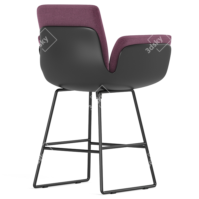 Modern Minimalist Cor Alvo Chair 3D model image 4