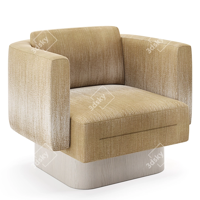 Sophisticated Bruno Moinard Chair 3D model image 1