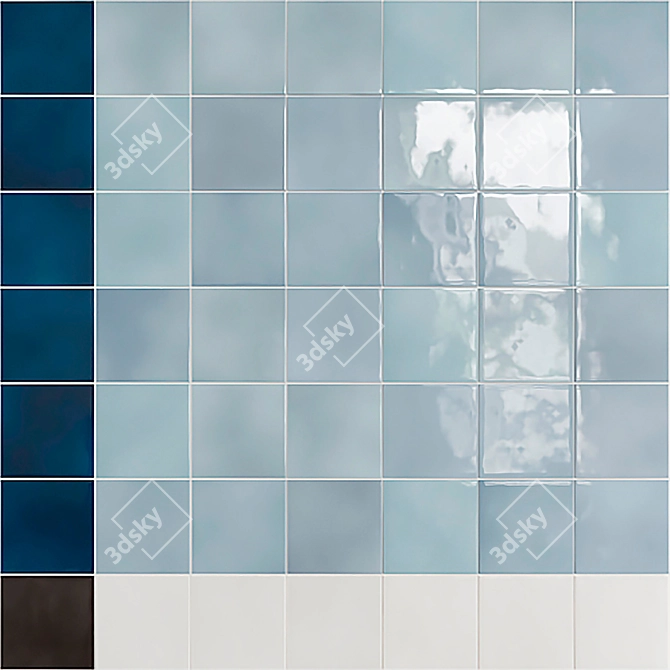 Manacor Wall Tiles 100x100mm 3D model image 1