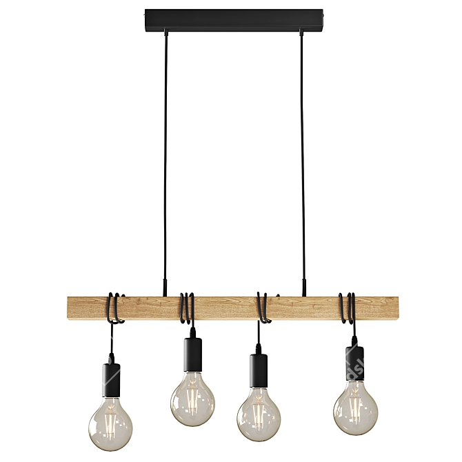 Eglo Townshend Pendant Light Fixture 3D model image 3