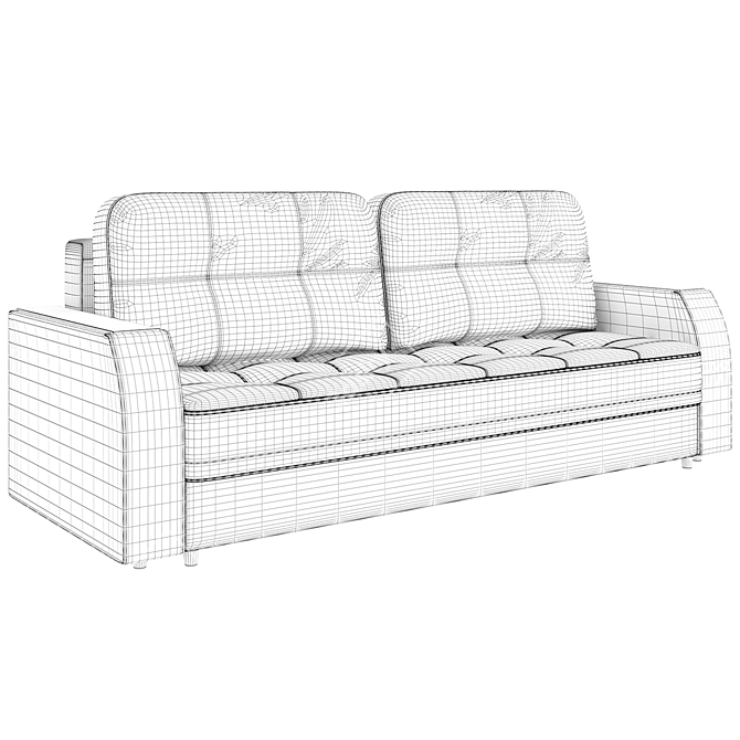 Silva "New York" Sofa Bed 3D model image 2