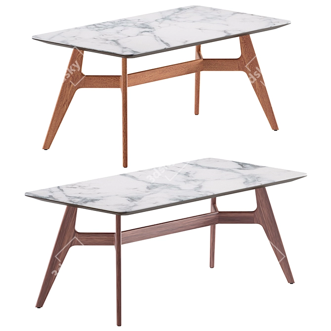 Natuzzi Plettro Editions Table 2013 3D model image 1