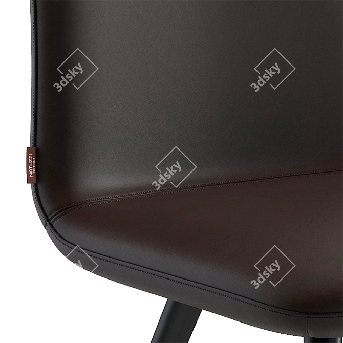 Modern Elegance Chair: Natuzzi Slancio 3D model image 5