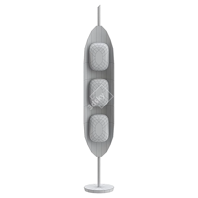 Modern Totem Floor Lamp 3D model image 2
