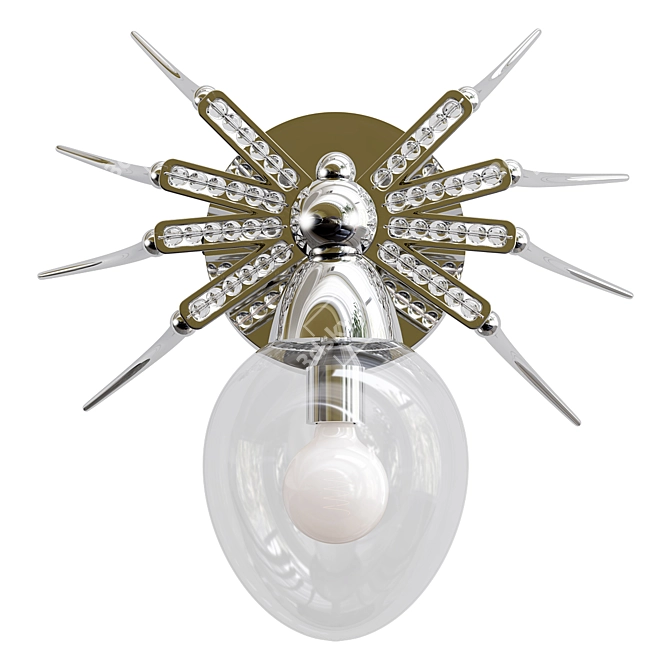 Divinare Spiders Invasion Wall Light 3D model image 1
