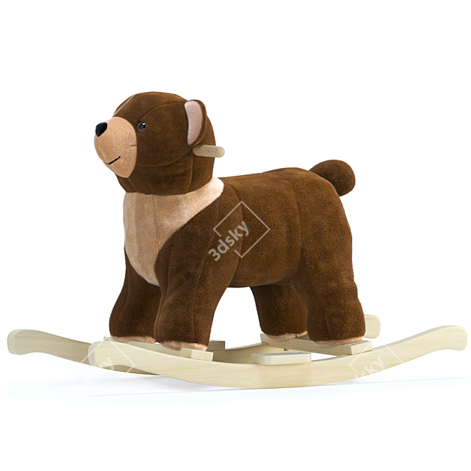 Bear Rocking Toy for Kids 3D model image 1