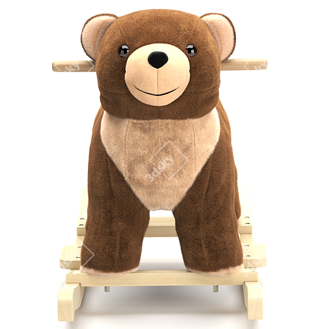 Bear Rocking Toy for Kids 3D model image 3