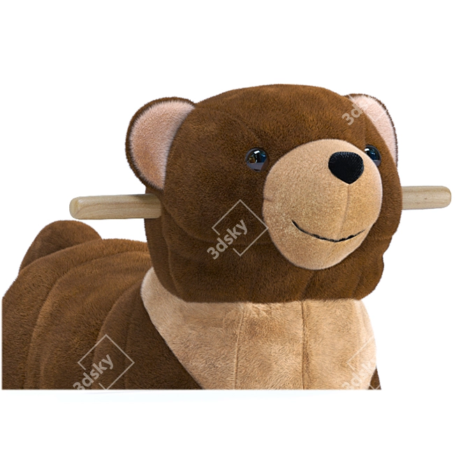 Bear Rocking Toy for Kids 3D model image 4