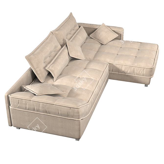 Hillari Corner Sofa by PinskDrev Mebel 3D model image 3