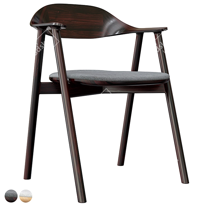  Stylish Arca Chair Design 3D model image 1